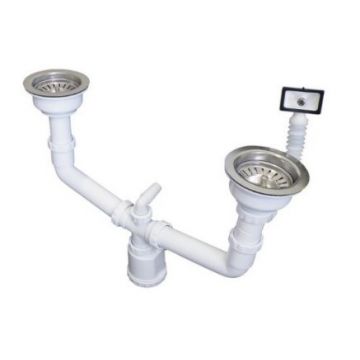 SIFAO DUPLO 1 1/2" C/CESTO E AVISADOR - 0560.18