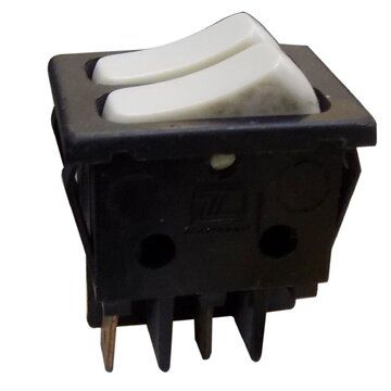 INTERRUPTOR DUPLO RETANGULAR BRANCO 4PINOS 10A - 0829.004