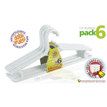 CABIDE PLASTICO (6PÇS) - 0975.46