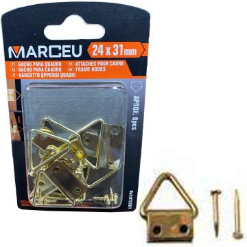 TRIANGULO P/QUADRO 16X24MM LATAO (20PÇS) - 0118.12