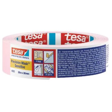 FITA PINTURA 38MM X 50MTS DELICADA ROSA-CLARO 4333 TESA - 0229.204