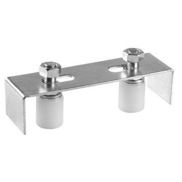PLACA GUIA C/2 ROLETOS 40MM - 0291.06