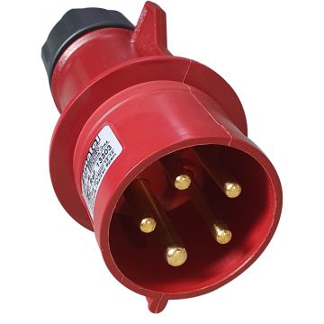 FICHA INDUSTRIAL MACHO 16A-380V 3P+T+N - 0829.28