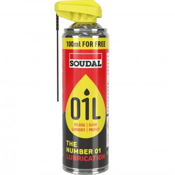 SOUDAL LATA JET SPRAY LUBRIFICANTE OIL 500ML - 0991.29