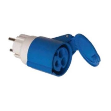 FICHA SHUKO MACHO + FICHA IND FEMEA; 16A 220V 2P+T - 0824.57
