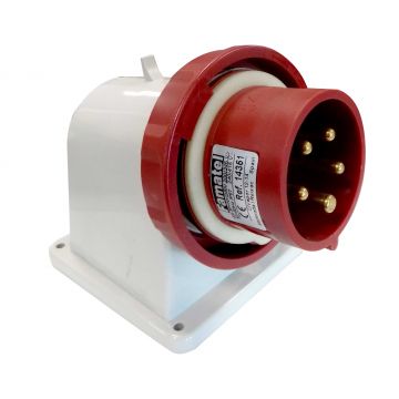 FICHA INDUSTRIAL MACHO MURO 16A-380V 3P+N+T - 0824.221