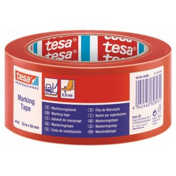 FITA SINALIZADORA 33 X 50MM VERMELHA COLANTE (ROLO) TESA 60760 - 0229.141