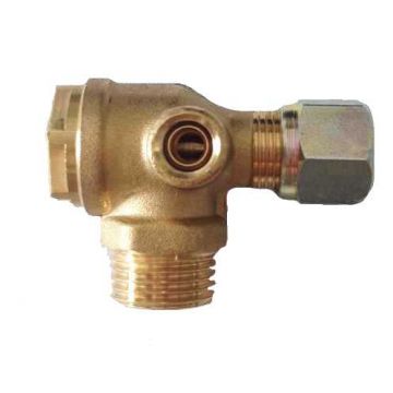 ACESSORIO COMPRESSOR VALVULA RETENCAO M.1/2XM.3/8 - 0703.88