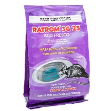 RATICIDA PASTILHA RATROM - 0458.13