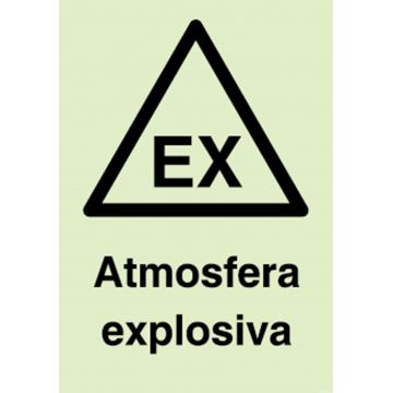 PLACA SINALIZADORA ATMOSFERA EXPLOSIVA - 0529.97