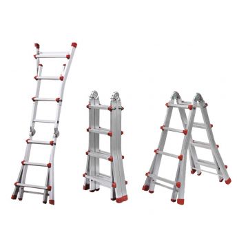 ESCADA ALUMINIO MULTIPOSIÇÕES 4,00 MTS (4X4) TELEFLEX - 0739.60
