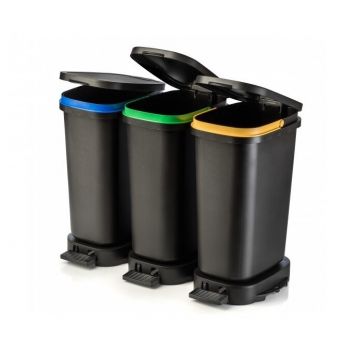 BALDE LIXO 20L ECOPONTO AZUL - 0502.76