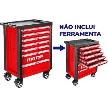CARRO FERRAMENTA 7 GAVETAS PROF. - 0207.10