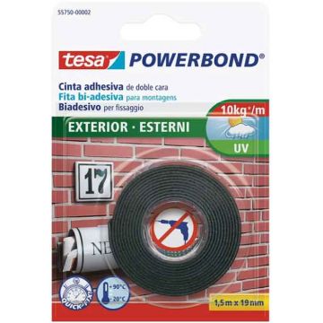 FITA DUPLA FACE ESPUMA 19MMX1.5MT EXTERIOR 66751 TESA - 0229.071
