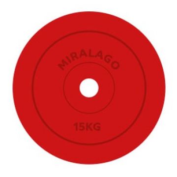 DESPORTO PESO FERRO 15KG P/BARRA 25 - 0147.45