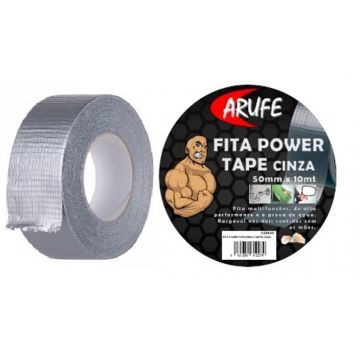 FITA POWER TAPE 50MM X 10MTS CINZA - 0229.85