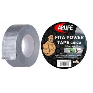 FITA POWER TAPE 50MM X 10MTS CINZA / 0229.85