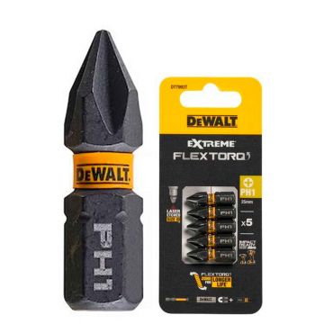 DEWALT BIT PH2 25MM IMPACTO DT7994T-QZ (5UN) - 0992.1000