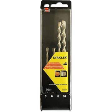 STANLEY BROCA SDS PLUS 5-10MM (4PCS) STA56012-QZ - 0990.325