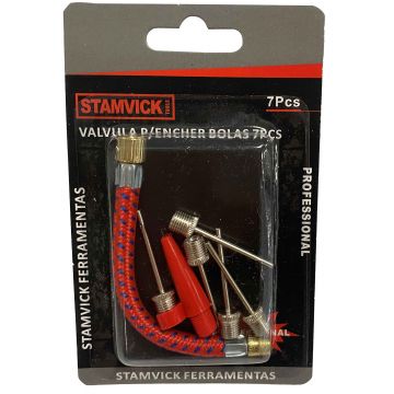 VALVULA P/ENCHER BOLAS (KIT=7PCS) - 0250.19