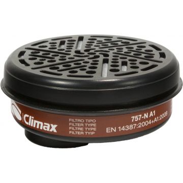 FILTRO PARA MASCARA PROTECÇAO 757-N A1 CLIMAX - 0519.100