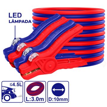 CABO CARREGADOR BATERIA 600 AMP.- 3MTS - 0928.55