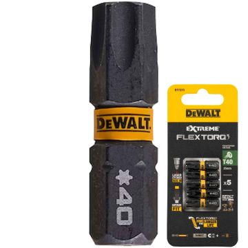 DEWALT BIT T40 25MM IMPACTO DT7373-QZ (5UN) - 0992.540