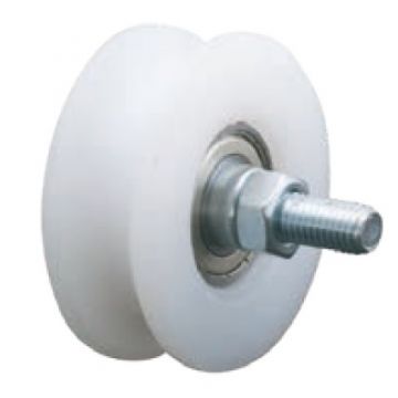 RODA PARA PORTAO NYLON 60MM 1 ROLAMENTO U - 0044.156