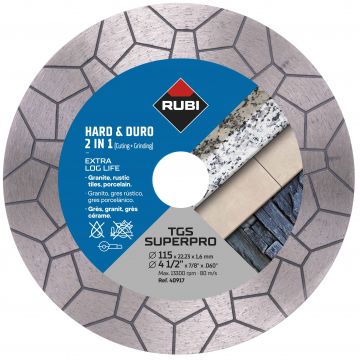 RUBI DISCO CORTE/DESBASTE TGS 115MM 40917 - 0371.246