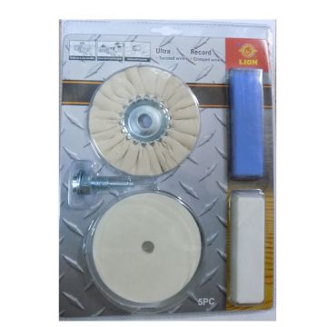 ESCOVAS CIRCULAR POLIR E FILTRO 100MM C/BARRA(KIT) - 0513.049