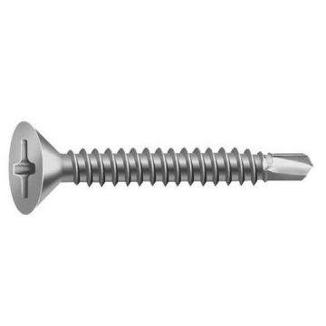 PARAFUSO AUTO-PERFURADOR C/CHATA ESTRELA D7504P 4.2X19 INOX(UN) - 0804.0080