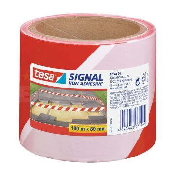 FITA SINALIZADORA 80MMX100MT BR/VERM. TESA 58137 - 0229.181