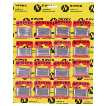 FIO SOLDAR RESINA 2MM SN30 20G (CARTAZ 16 BOB.) VERM.Nº6 - 0190.56
