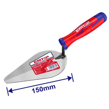 COLHER PEDREIRO PROF. C/ RED. C/ BORR. 15CM COLHERIM / 0817.28