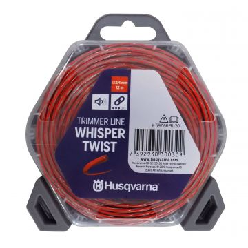 HUSQVARNA FIO NYLON WHISPER TWIST Ø2,4MMX12M - 1014.95