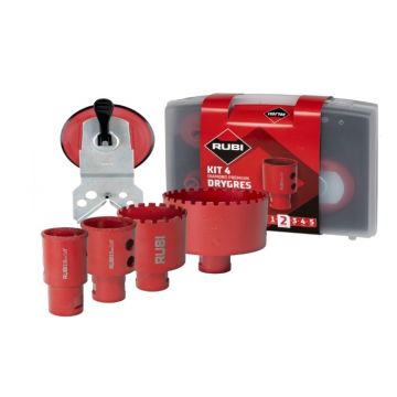 RUBI KIT BROCA CRANEANA DIAMANTE CORTE SECO (6PCS) 51929 - 0371.310
