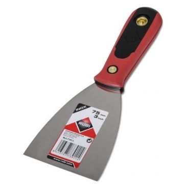 RUBI ESPATULA BETUME INOX CABO FIBRA 75MM 73911 - 0371.274