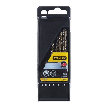 STANLEY BROCA HSS-E COBALTO 2-8MM (6PCS) STA56002-QZ - 0990.292
