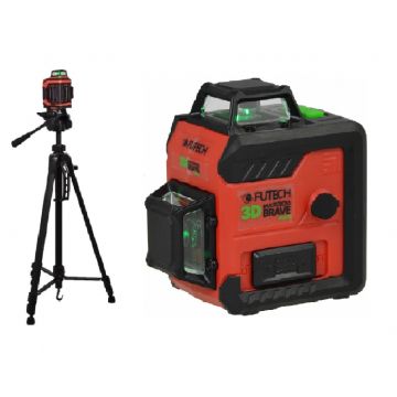 NIVEL LASER MULTICROSS 3D BRAVE GREEN COM TRIPE - 0759.40