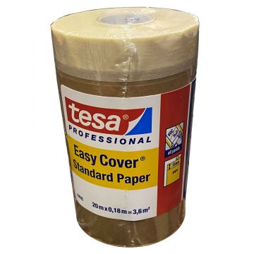 FITA + PAPEL PINTURA 180MMX20MT ECONOMICA TESA 4405 - 0229.217