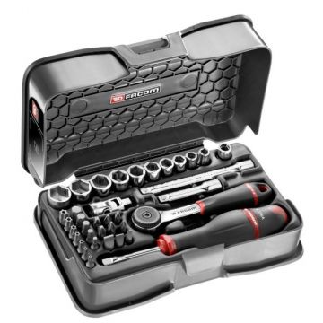 FACOM CHAVE CAIXA MBOX 1/4" 37PCS R.161-6P6 - 0338.163