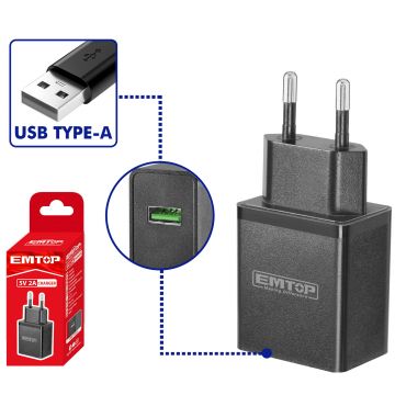 MAT.ELECT.CARREGADOR USB-A - 0942.58