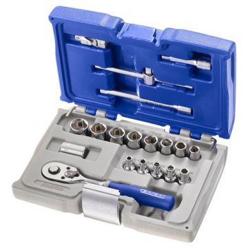 EXPERT CHAVE CAIXA 1/4" SEXTAVADA 19PCS E030700 - 0341.263