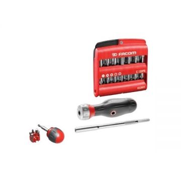 FACOM PUNHO COM ROQUETE 3 EM 1 + BITS ATCL.2A2PB - 0338.614