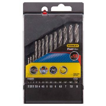STANLEY BROCA HSS-CNC 2-8MM (13PCS) STA56013-QZ - 0990.297