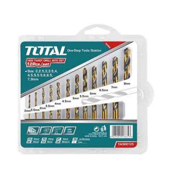 BROCA 12PCS HSS TITANIO (JG) / 0874.43