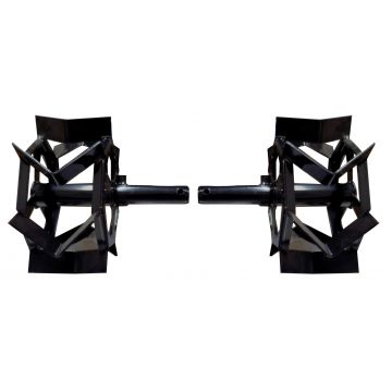 RODA MOTOENXADA FERRO RL-50 C/EIXOS Ø25MM (PAR) - 0044.59