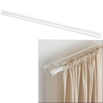 VARAO EXTENSIVEL CORTINA 50/70CM BRANCO (2UN) - 0197.67
