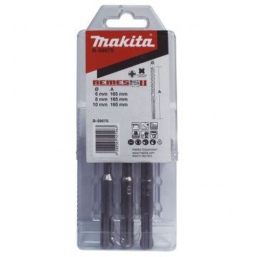 MAKITA JOGO 3 BROCA NEMESIS 6,8,10MM   B-59075 - 1021.536
