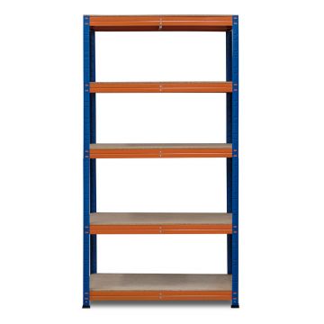 ESTANTE INDUSTRIAL METALICA 1770X900X450MM 5 PRATELEIRAS - 0332.23